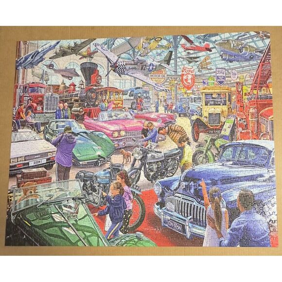 White Mountain Visiting The Museum 1000 piece jigsaw puzzle #1723 Complete - Picture 2 of 5